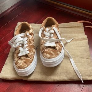 converse x golf wang one star le fleur blue shoes